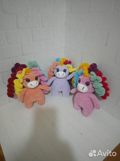 Вязаные единороги