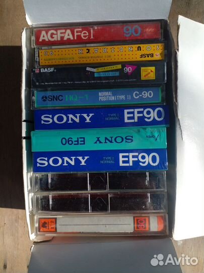 Аудио кассеты новые запечатанные