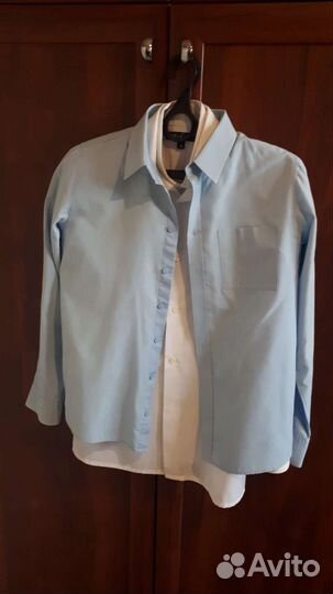 Рубашки мальч в школу (152см, 11-12лет)