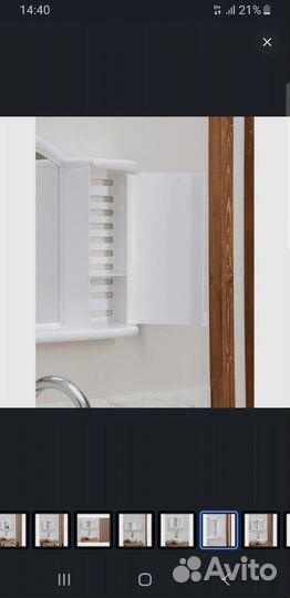 Настенный шкаф для ванной комнаты с зеркалом