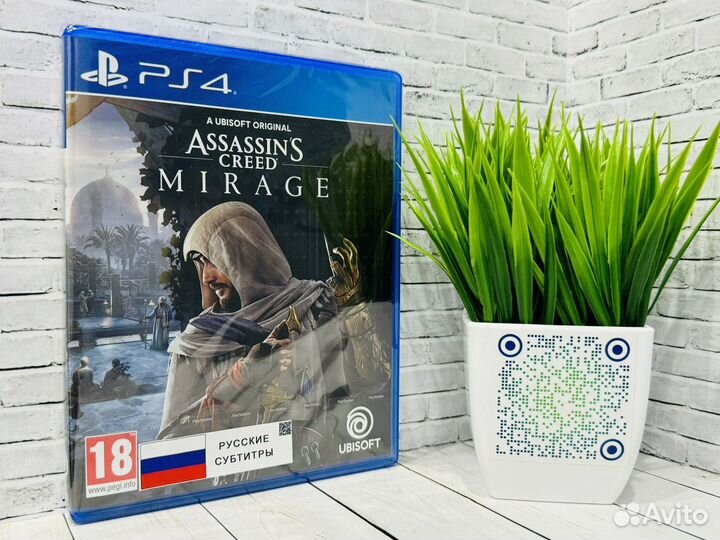Assassins Creed Mirage PS4 (Новый диск)
