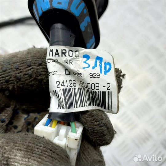 Проводка двери зад.пр Nissan Note 1 E11 1.6 HR16