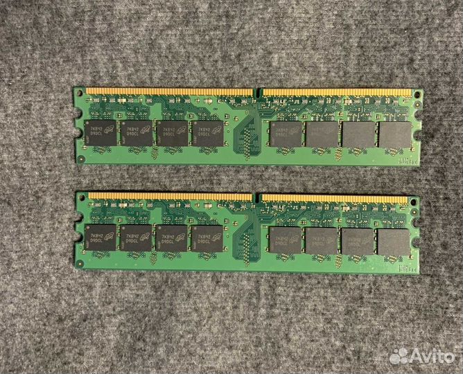 Kingston DDR2 dimm KVR667D2N5 / 1G (1 Гб х 2 шт)