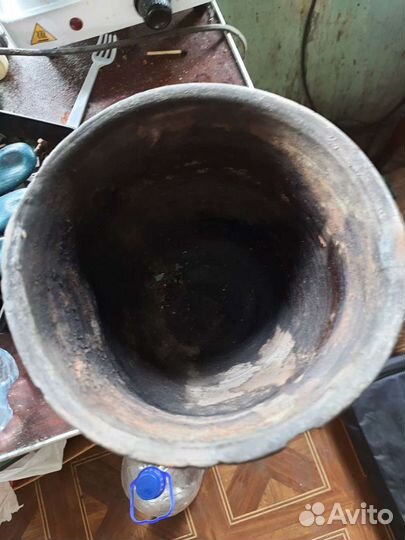 Горшок старинный керамический