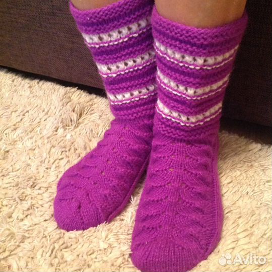 Носки Ажурные шерстяные