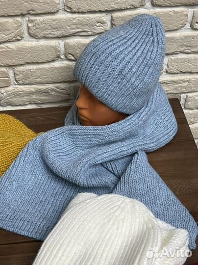 Комплекты женские шапка и шарф