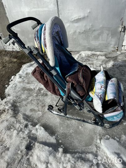 Коляска санки
