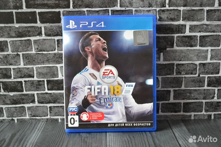 FIFA 2018 диск PS4