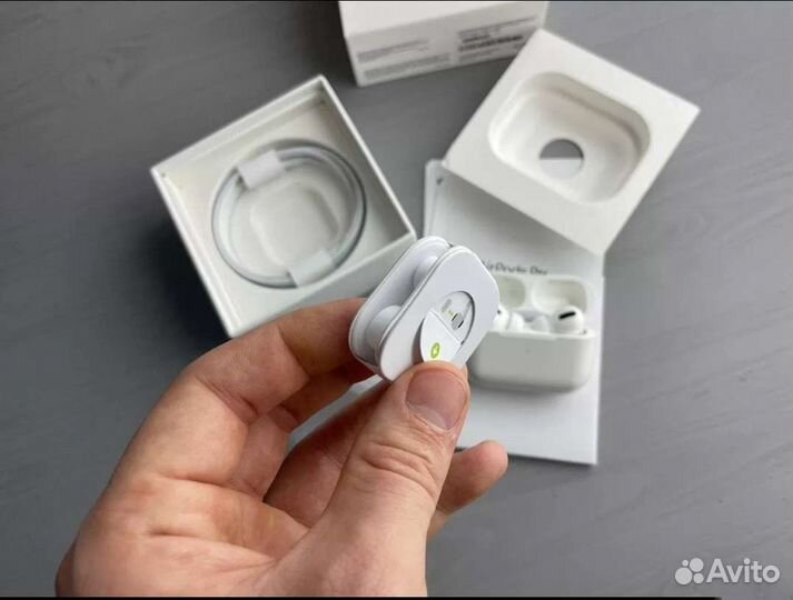 Airpods pro оригинальный звук (чехол+доставка)