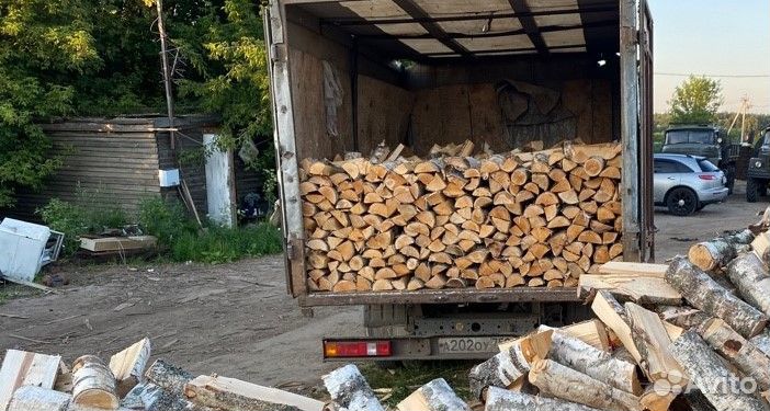 Дрова березовые колотые