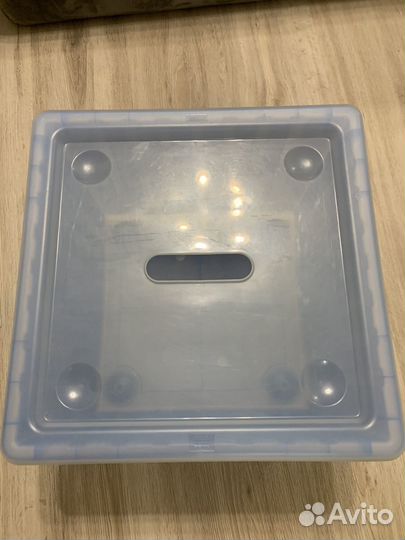 Ящик Пластиковый с крышкой вессла Икея