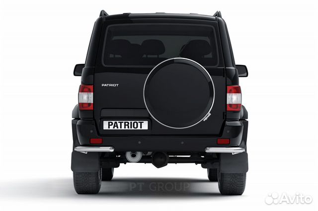 Защита бампера УАЗ Патриот задняя