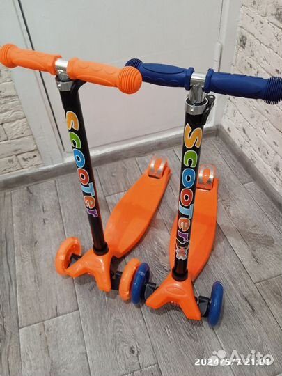 Самокаты Scooter maxi 3-8лет. Микс Новые