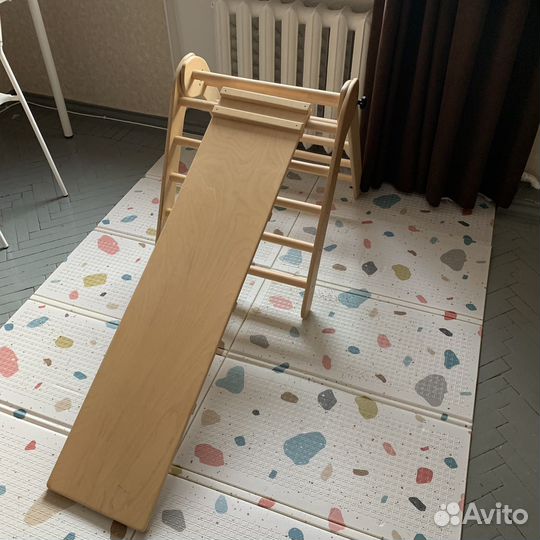 Детская горка для дома, треугольник пиклера