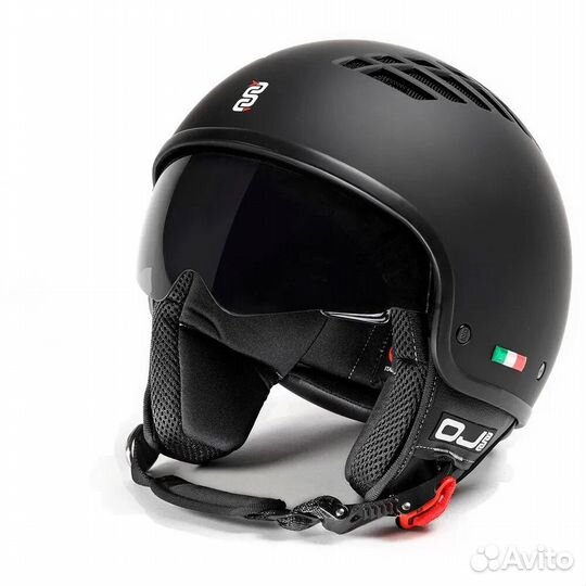 OJ Vento open face helmet Черный