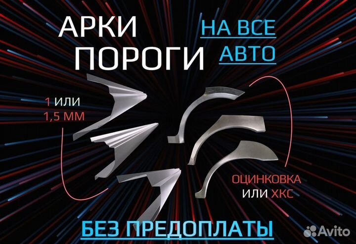 Арки Hyundai Tucson на все авто кузовные