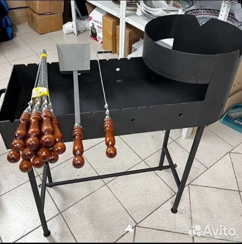 Мангал с казаном