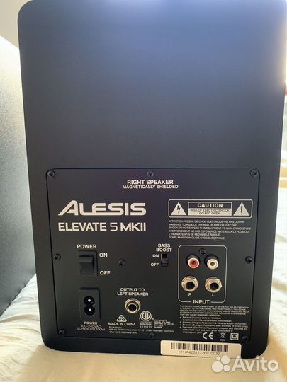 Колонки. Активные мониторы Alesis elevate5mkii