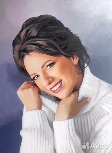 Портрет по фото маслом на заказ