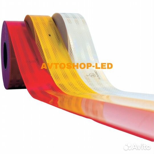 Лента светоотражающая желтая 3М