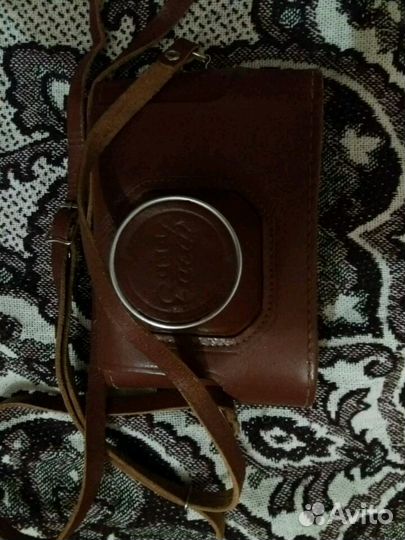 Фотоаппарат фэд 3 в чехле и фотовспышка сэф 3м