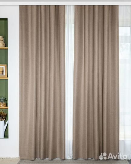 Шторы блэкаут Массимо готовые и на заказ