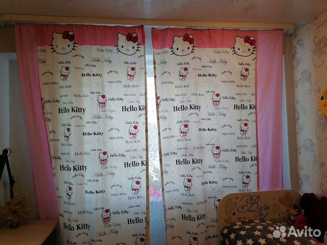 Занавески Hello kitty