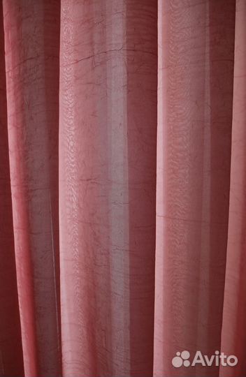 Шторы ткань жатка с двойным ламбрекеном