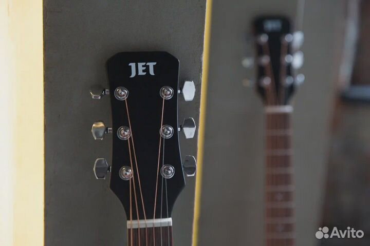 JET JD-255 BKS - акустическая гитара + Аксессуары