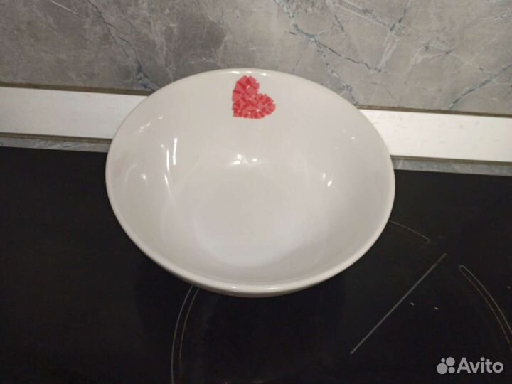 Глубокая тарелка Икея love