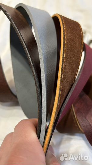 Мужской кожаный ремень