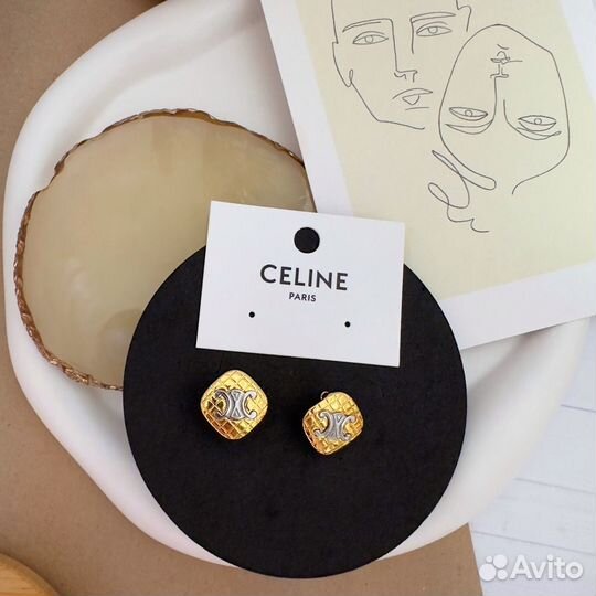 Серьги celine