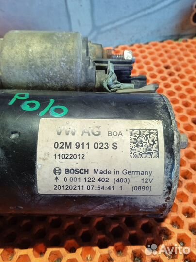 Стартер Volkswagen Polo Sedan