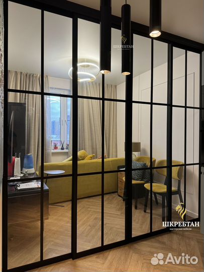 Дизайнерские раздвижные перегородки на заказ