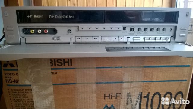 Видеомагнитофон S-VHS mitsubishi HS-M1000(B)