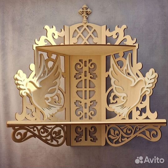 Угловой иконостас (полка для икон )