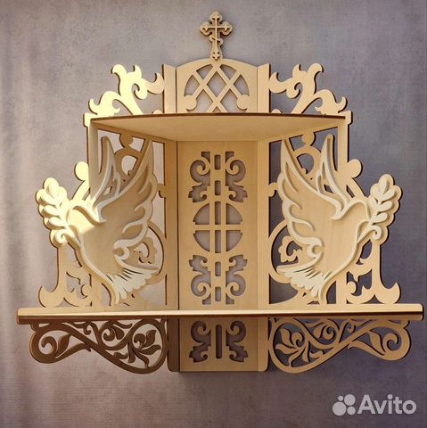 Угловой иконостас (полка для икон )