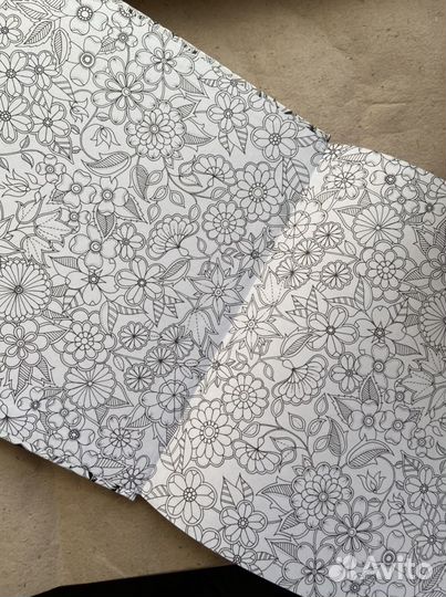 Книга-раскраска-антистресс