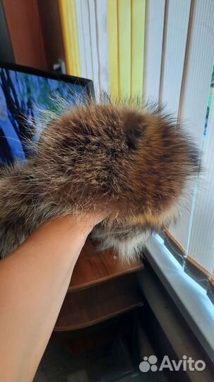 Норковая шапка мужская