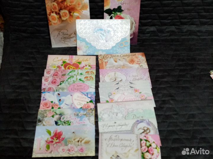 Открытки с днем свадьбы (набором)