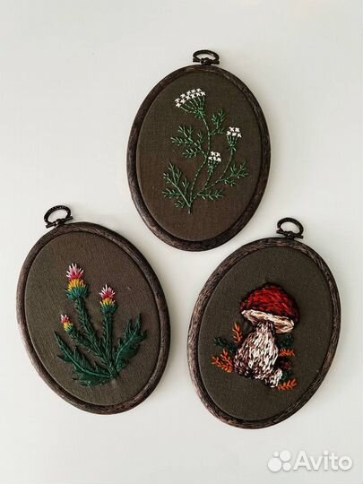 Вышивки гладью ручной работы
