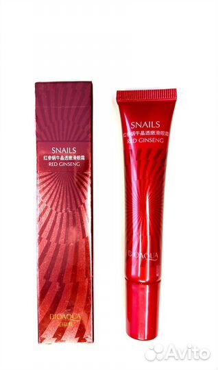 Крем вокруг глаз с муцином улитки и женьшенем