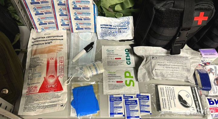 Аптечка тактическая укомплектованная