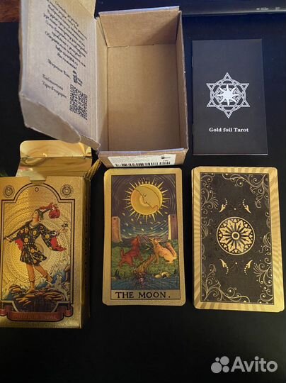 Золотое таро Уэйта. Пластиковые карты
