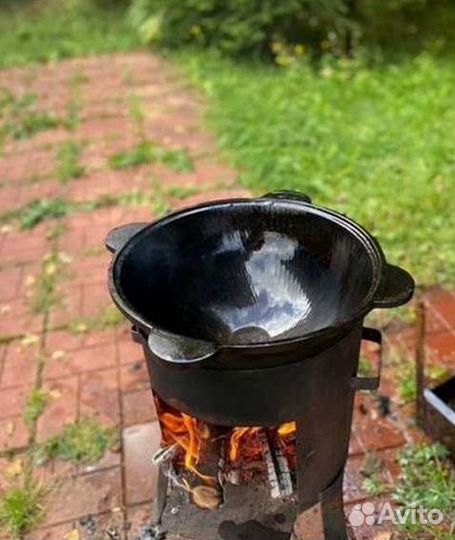 Казан чугунный 16 литров