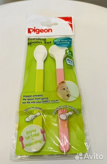 Ложки Pigeon для первого прикорма, нлложка