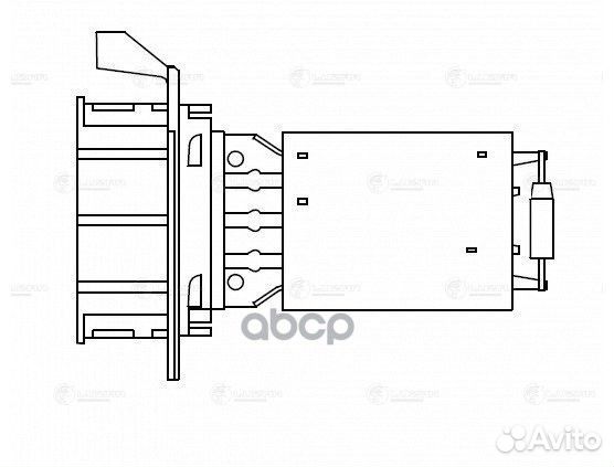 Резистор MB sprinter classic(909) 13- вентилято