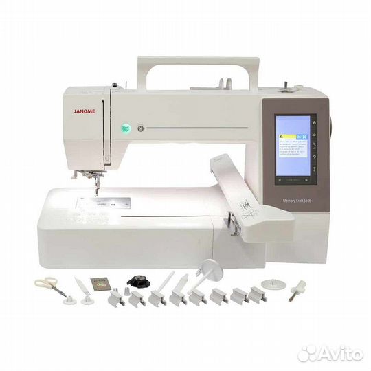 Новая вышивальная машина Janome Memory Craft 550E