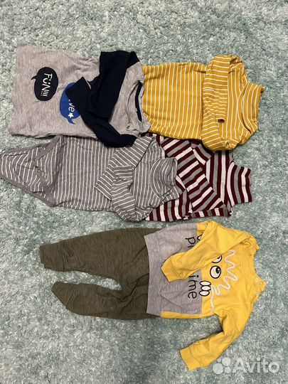 Вещи пакетом на мальчика 80
