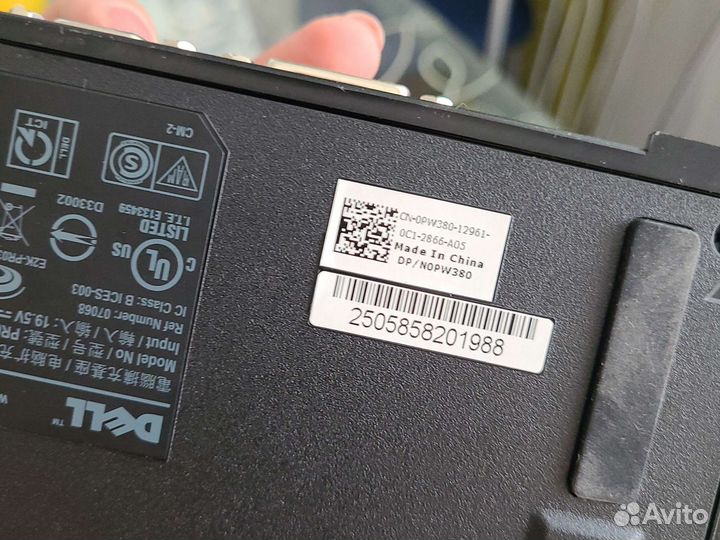 Докстанция dell (репликатор портов)
